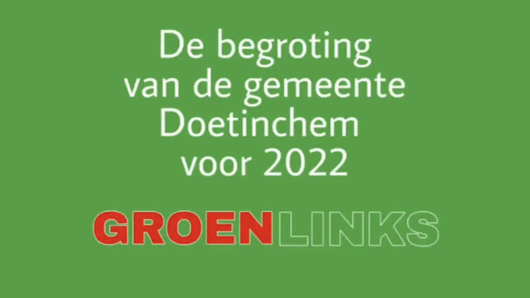 GL begroting 2022