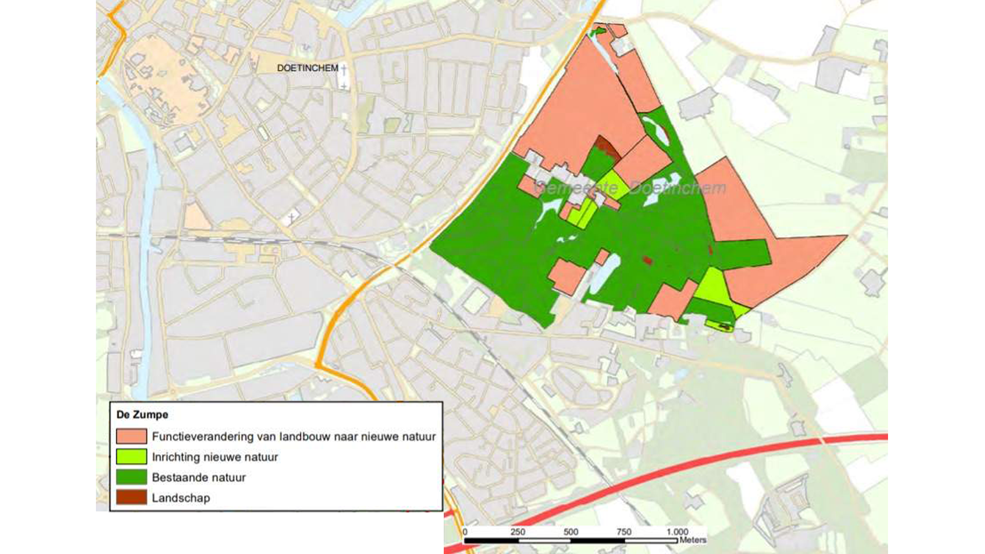 De Zumpe plattegrond