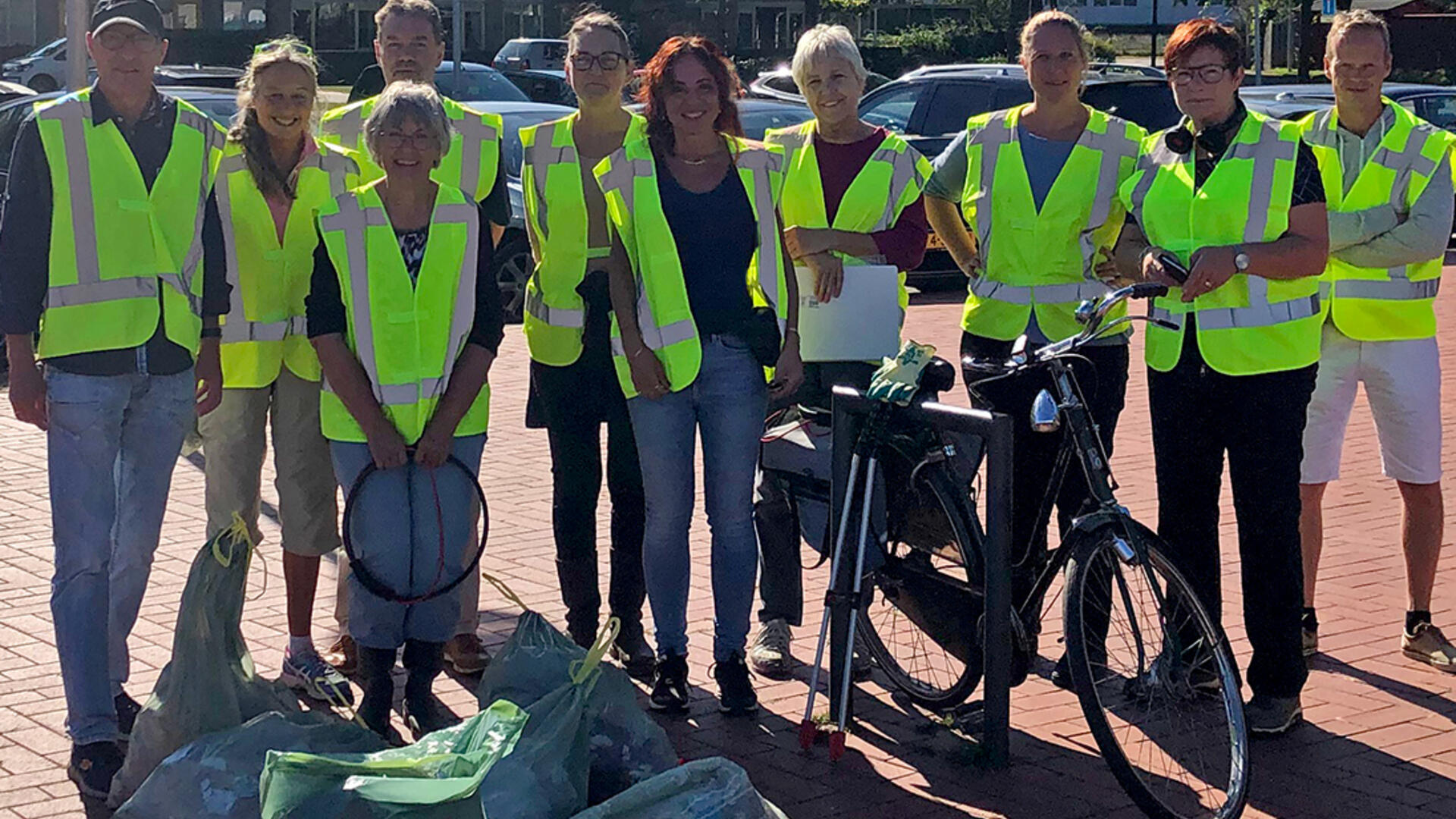 zwerfafval cleanup day GroenLinks Karen Kamps